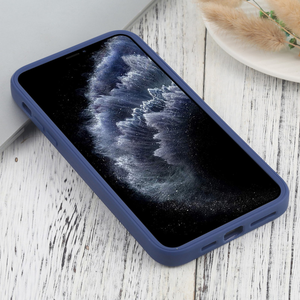 [Pachet 360°] Husa + Folie pentru iPhone 11 Pro Max, SKDR ColorShield 360° - Albastru - 2 | YEO