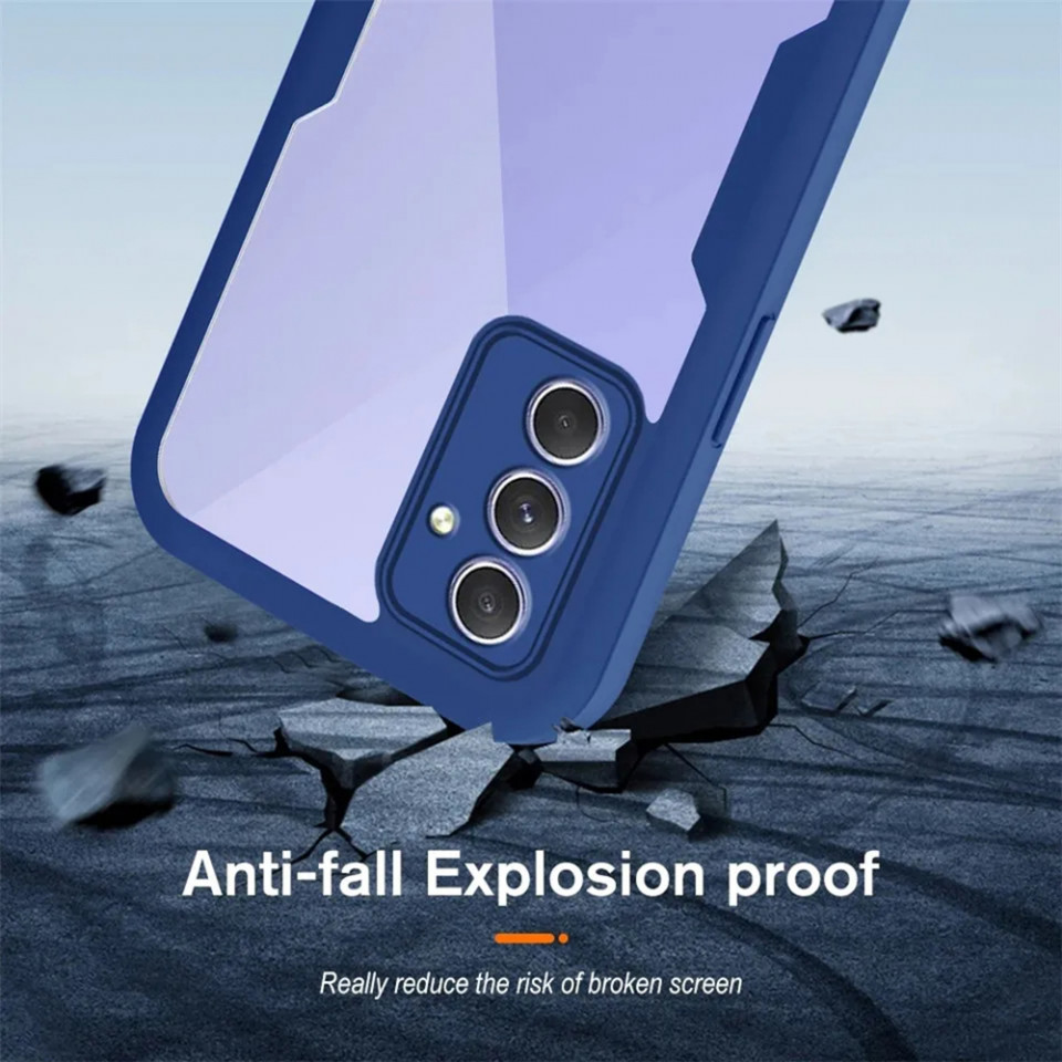 [Pachet 360°] Husa + Folie pentru Samsung Galaxy A54, SKDR ColorShield 360° - Roz - 2 | YEO