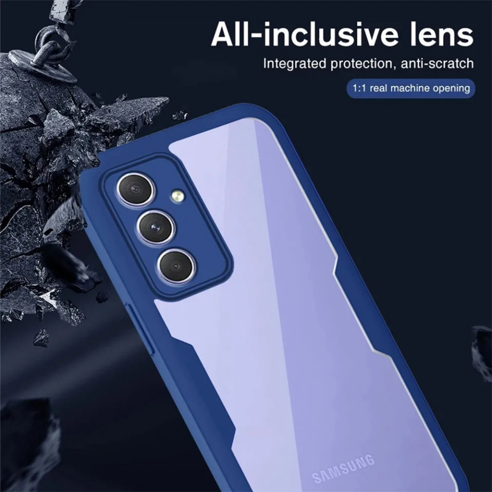 [Pachet 360°] Husa + Folie pentru Samsung Galaxy A54, SKDR ColorShield 360° - Mov - 2 | YEO