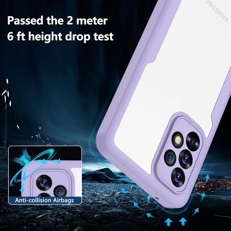 [Pachet 360°] Husa + Folie pentru Xiaomi 15, SKDR ColorShield 360° - Mov - 2 | YEO