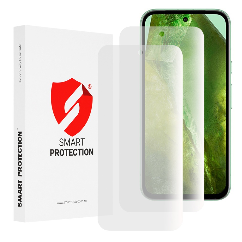 [SET 2x] Folie de protectie Google Pixel 8a, Premium Classic, Smart Protection, Transparent