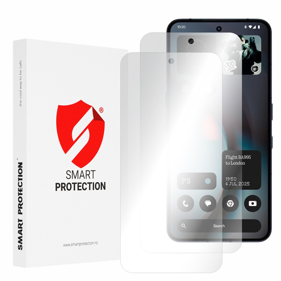 [SET 2x] Folie de protectie Nothing Phone (3), Premium Classic, Smart Protection, Transparent