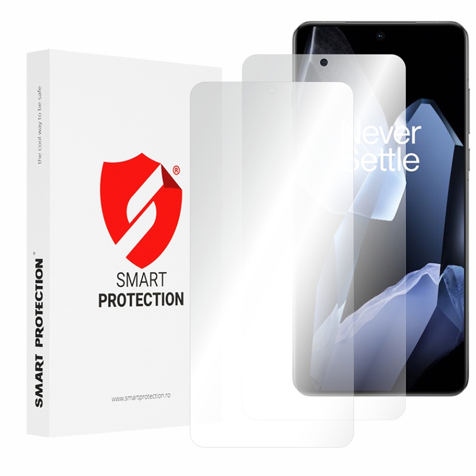 [SET 2x] Folie de protectie OnePlus 13, Premium Classic, Smart Protection, Transparent