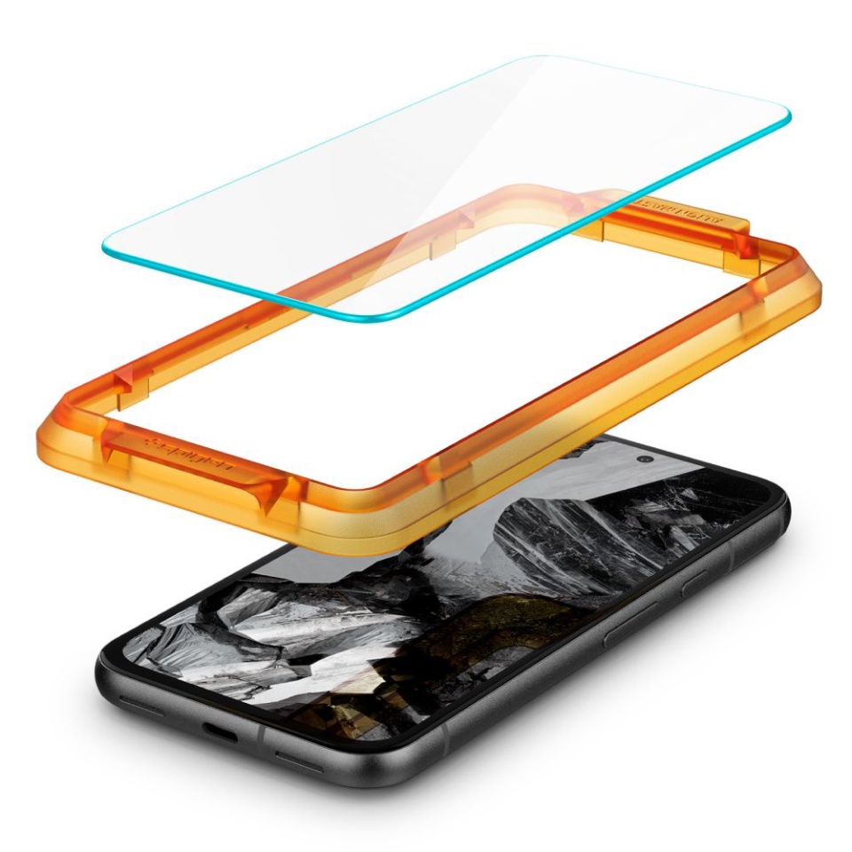 [SET 2x] Folie sticla securizata Google Pixel 8a, Glas.tR Align Master, Spigen, Transparent - 2 | YEO