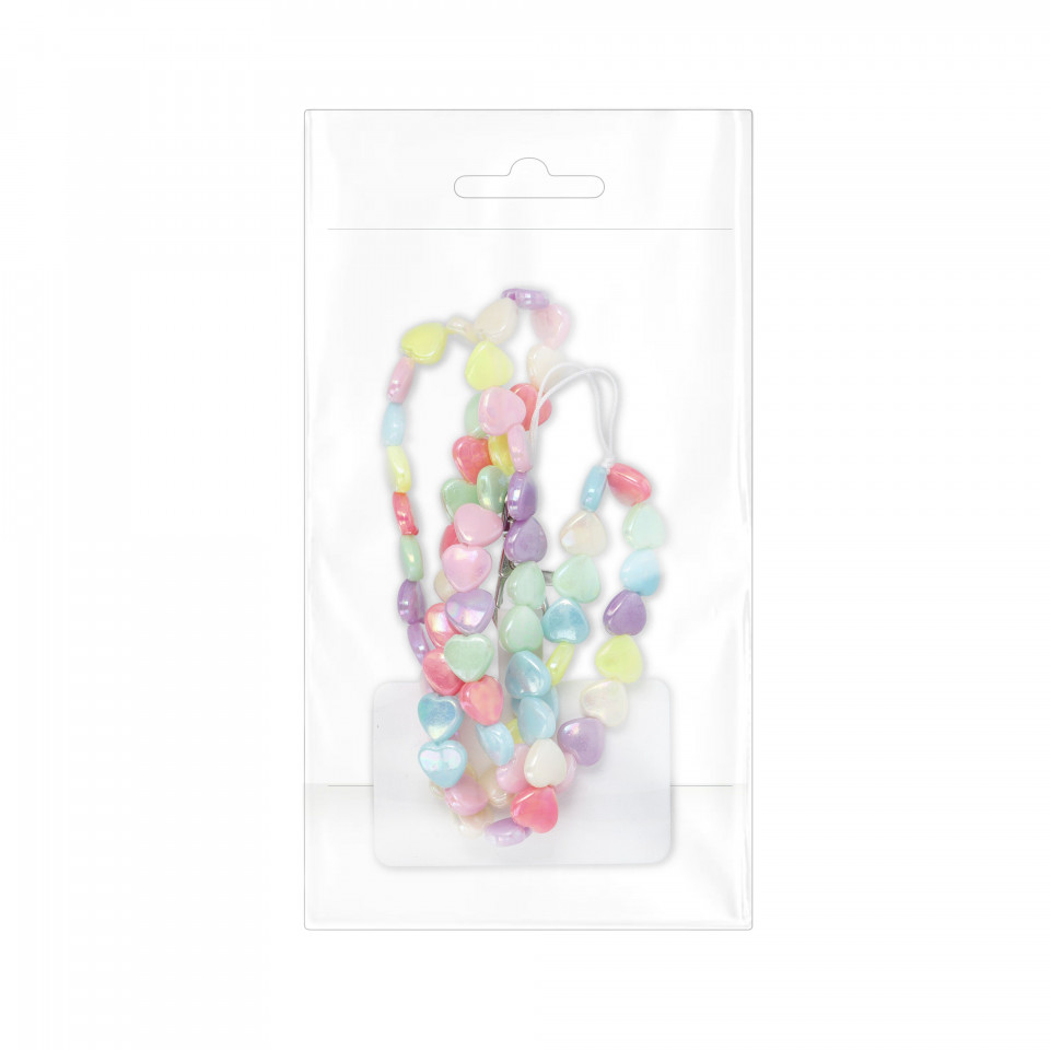 Snur universal telefon, 68cm (34cm prins), PIXIE - Inimioare - 1 | YEO