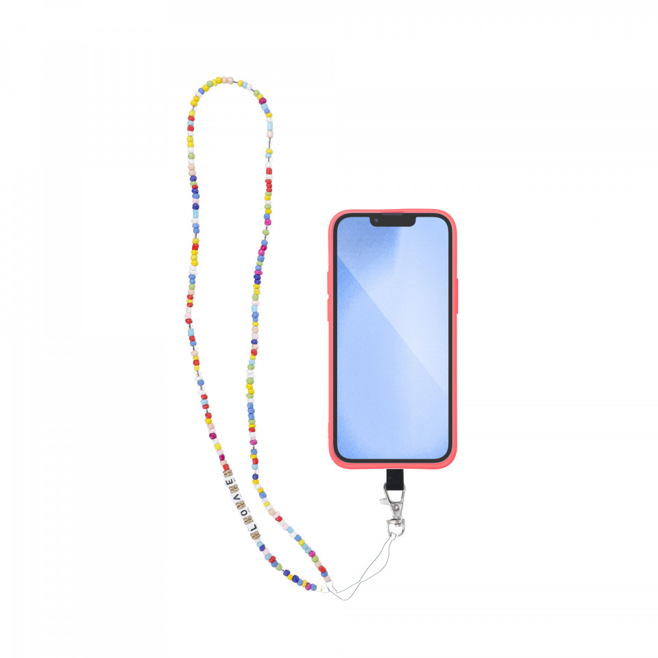 Snur universal telefon, 68cm (34cm prins), PIXIE - Margele - 1 | YEO