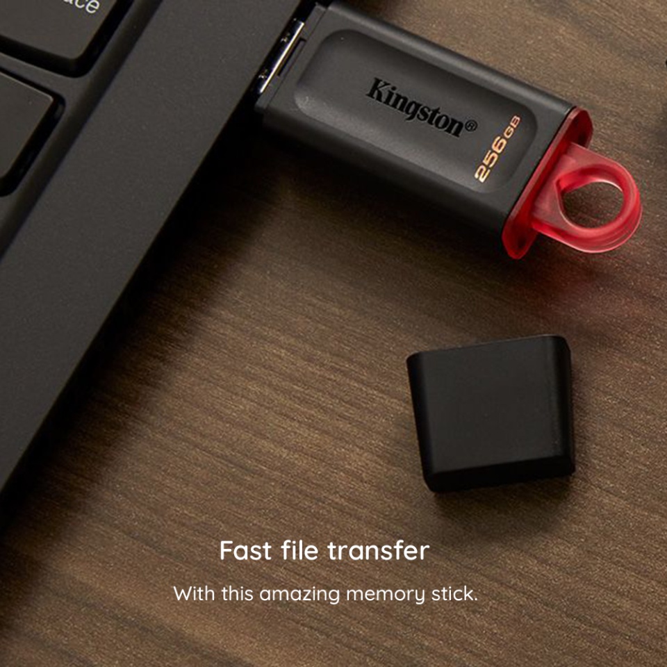 Stick Memorie USB 3.2 FalshDrive, 64GB, Kingston, DT Exodia, Negru - 2 | YEO