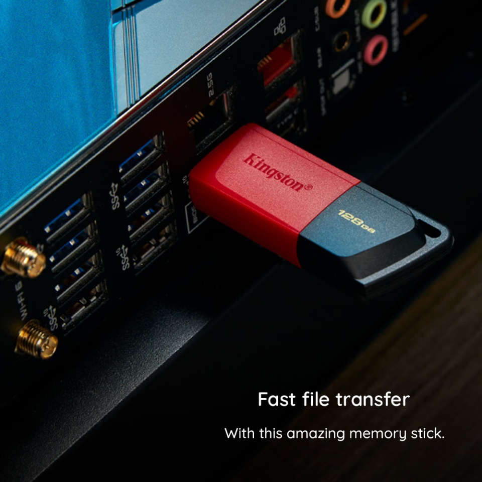 Stick Memorie USB 3.2 FlashDrive, 128GB, Kingston, DT Exodia M, Negru - 3 | YEO