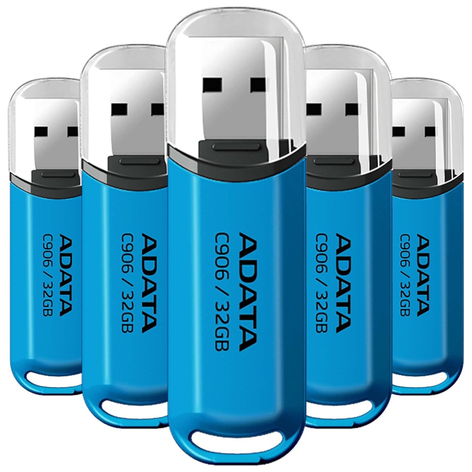 Stick USB ADATA AC906 32GB, USB 2.0, Compact si Fiabil, Albastru - 3 | YEO