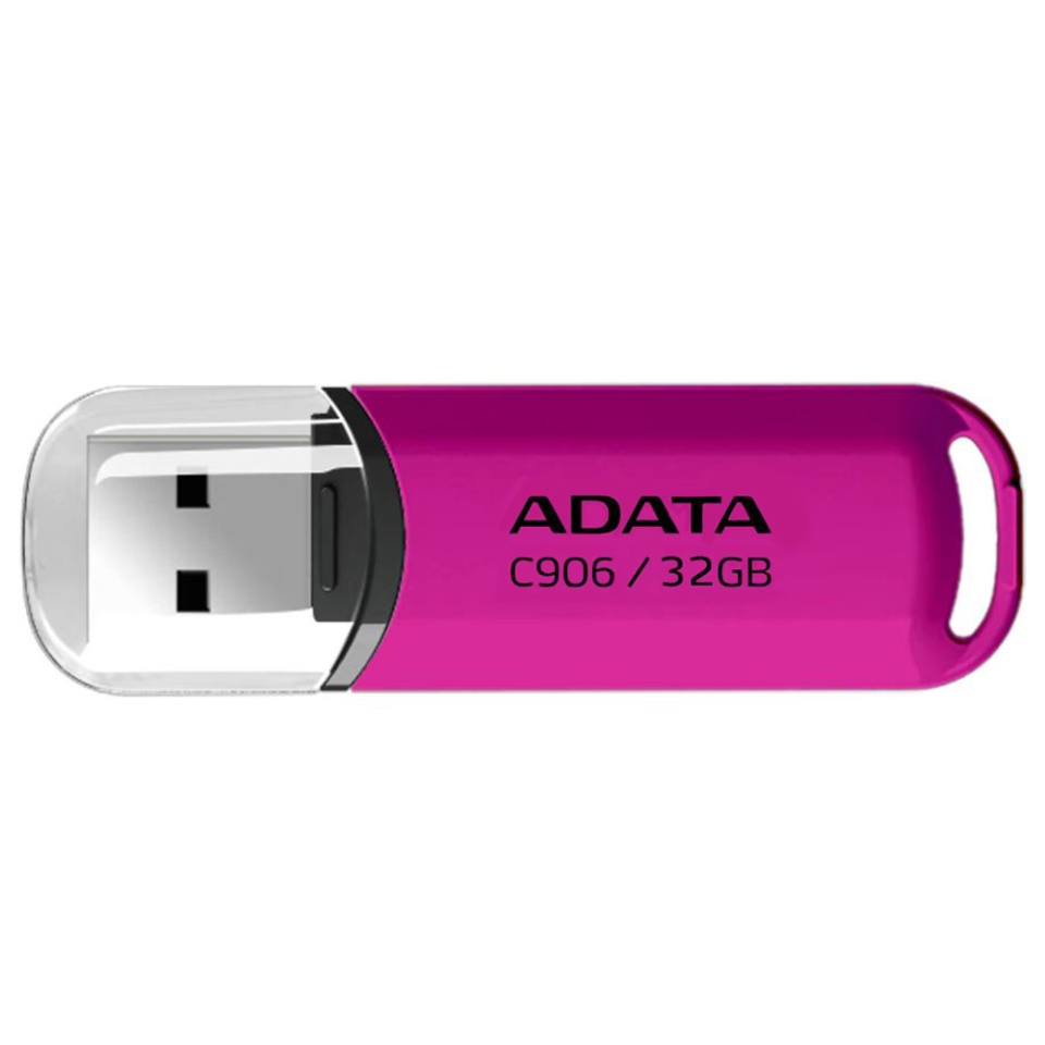 Stick USB ADATA AC906 32GB, USB 2.0, Compact si Fiabil, Roz