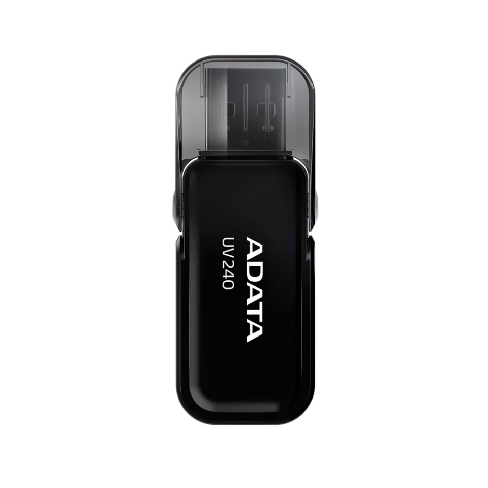 Stick USB ADATA UV240 ,64G, USB 2.0, Capac Flip, Negru - 1 | YEO