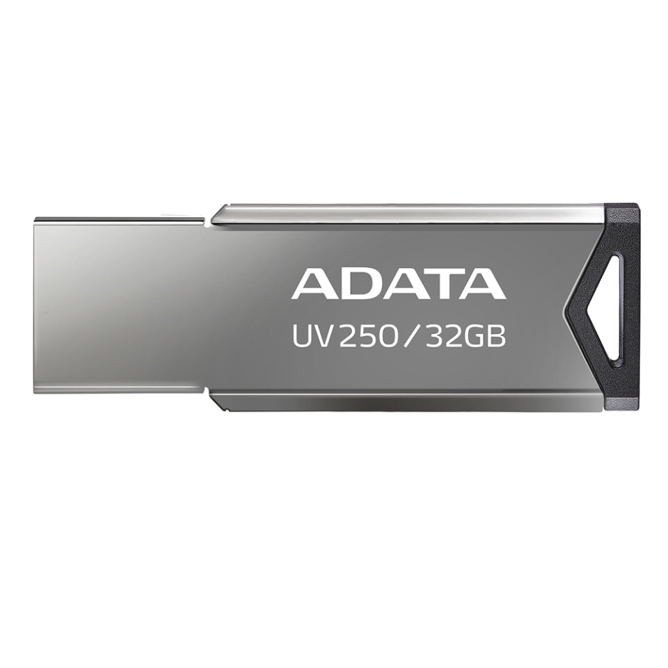Stick USB ADATA UV250, 32G, USB 2.0, Design Metalic, Negru - 1 | YEO