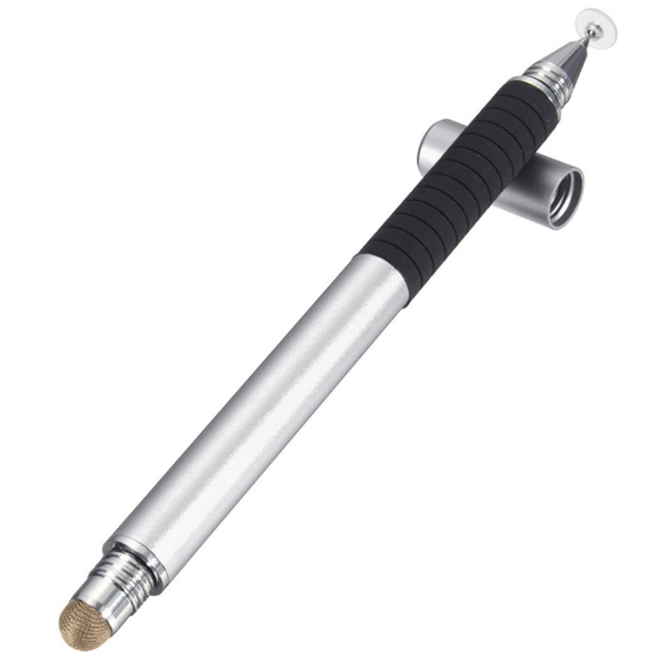 Stylus Pen Universal pentru Telefon, tableta iPad, Android, Windows, Varf Cupru, Magnetic, USB-C, (JC02) - Argintiu - 2 | YEO