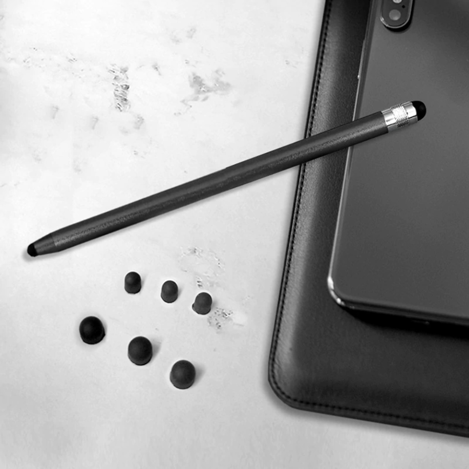 Stylus Pen Universal pentru Telefon, tableta iPad, Android, Windows, Varf Cupru, Magnetic, USB-C, (JC01) - Negru - 3 | YEO