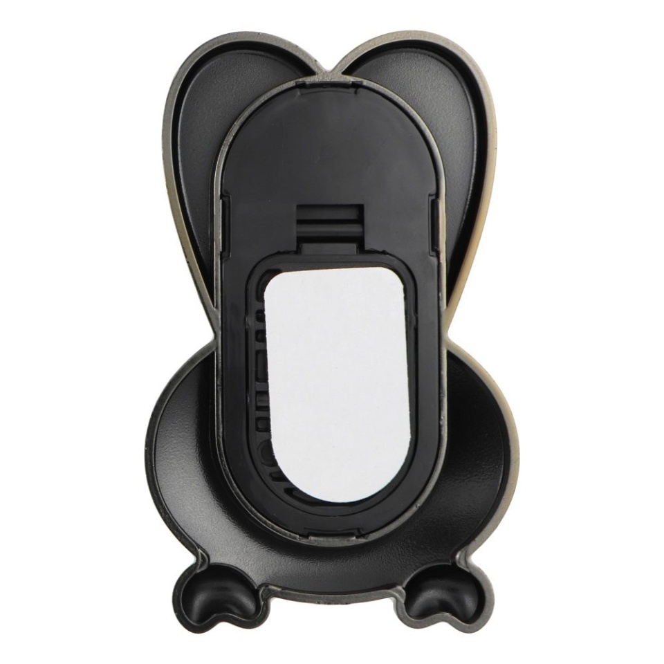 Suport Adeziv Universal Iepuras, Ideal pentru Vizionare Video, 9x6 cm, SKDR, Negru - 3 | YEO