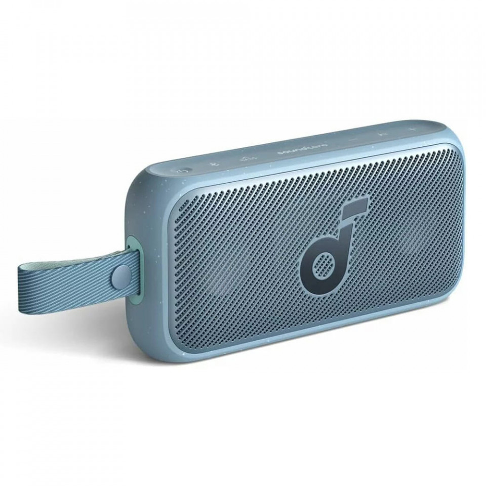 Boxa Fara Fir Hi-Res, BassUp, SmartTune, IPX7, 30W, Anker SoundCore Motion 300 - Frost Blue