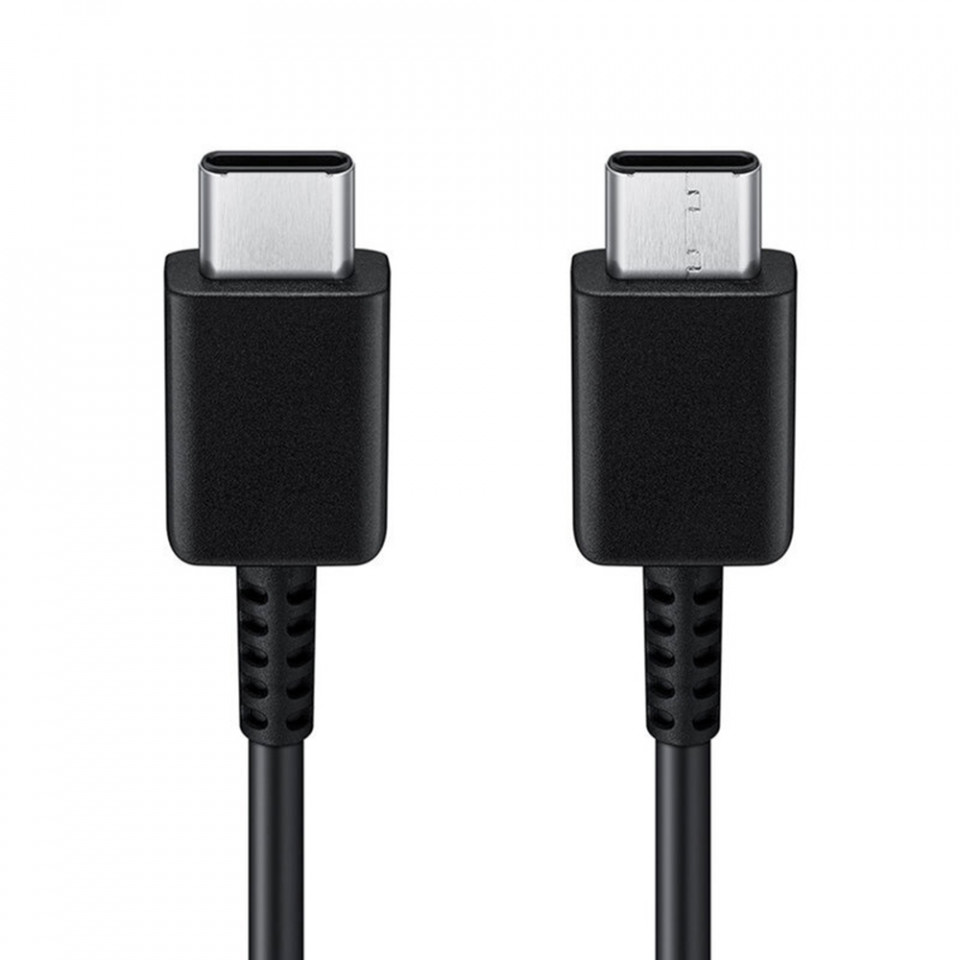 Cablu de Date Type-C la Type-C, 480Mbps, 2.1A, 1m - Samsung (EP-DA905BBE) - Black (Bulk Packing) - 3 | YEO