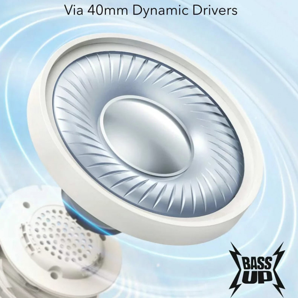 Casti Bluetooth 5.3, pliabile - Anker SoundCore H30i (A3012G21) - White - 2 | YEO