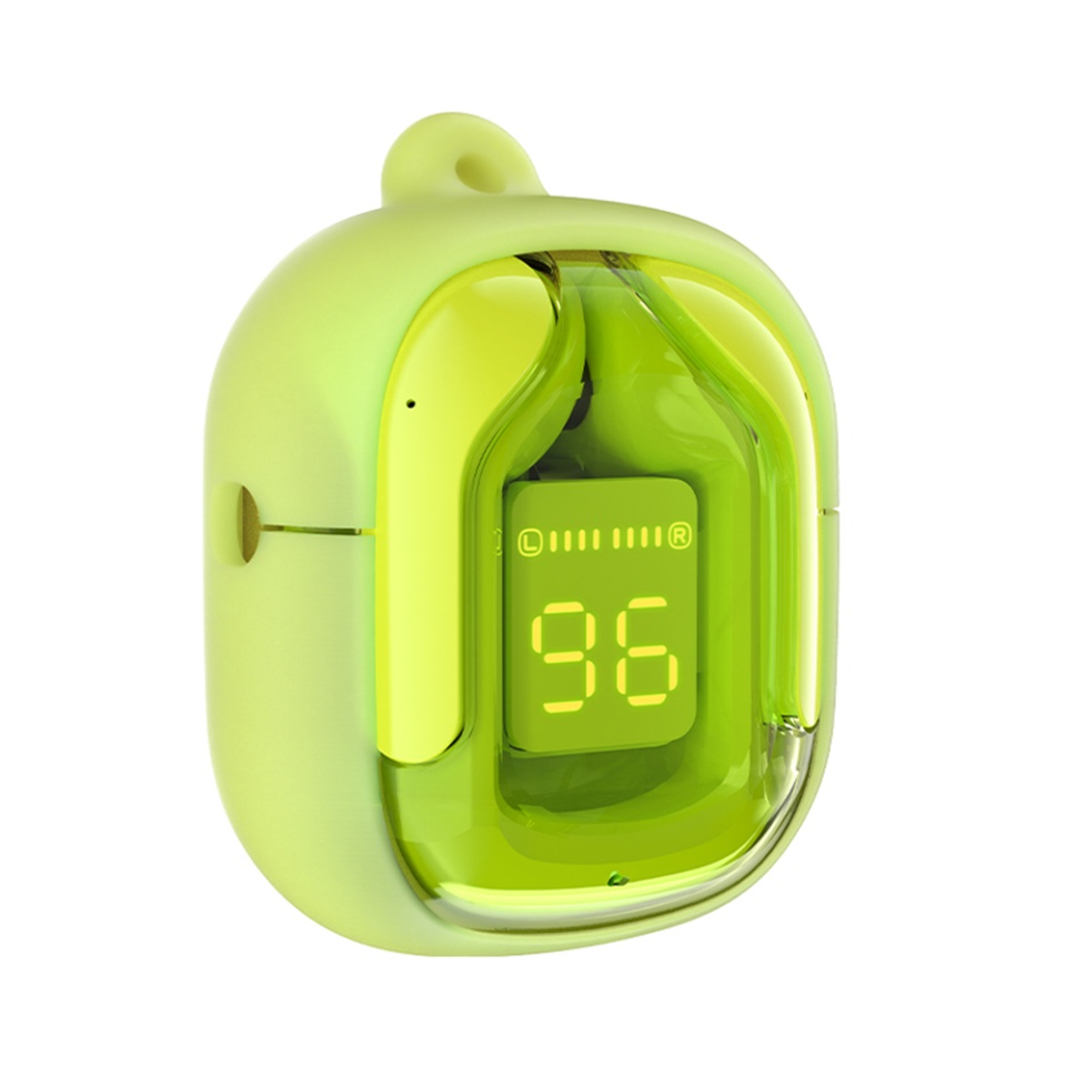 Casti Bluetooth Wireless, AceFast T6, Casti fara Fir, Bluetooth 5.0, TWS, USB-C, cu dock de incarcare, Rezistente la Praf IPX4, Verde - 2 | YEO