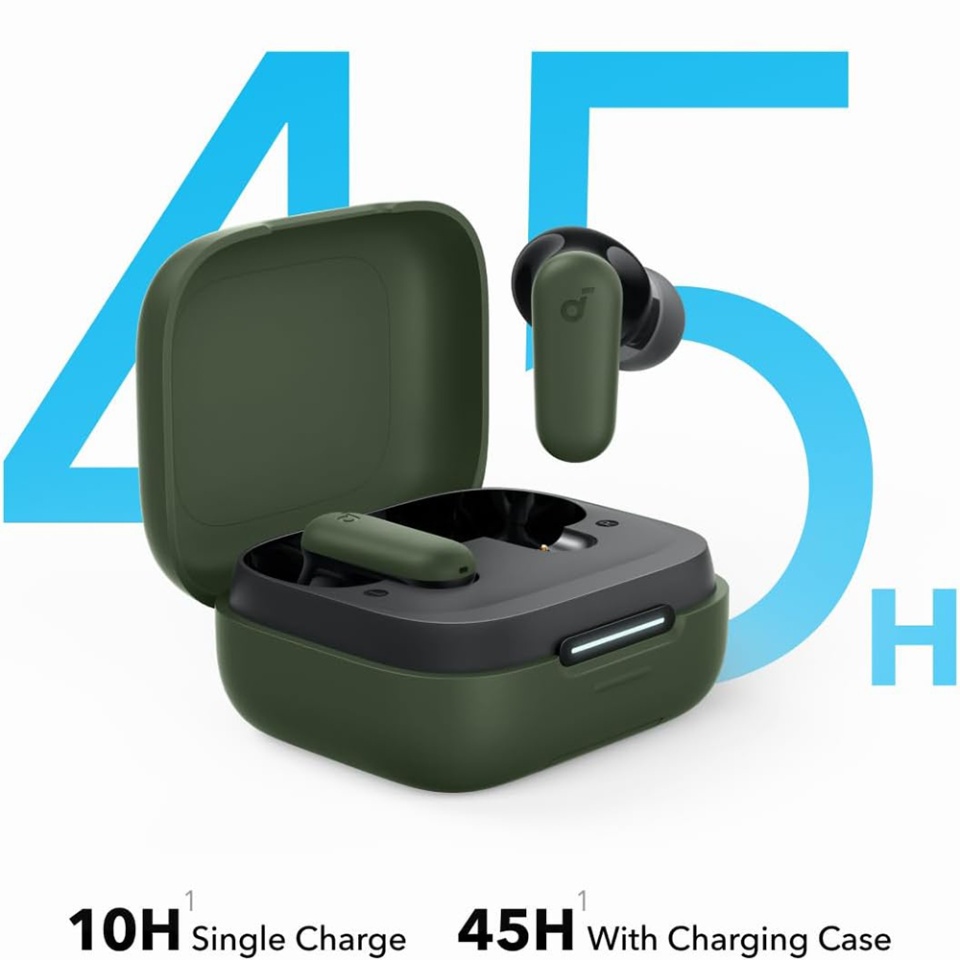 Casti In-Ear Anker SoundCore P30i , Wireless, IP54, Bluetooth 5.4, Incarcare Type-C - Verde - 2 | YEO