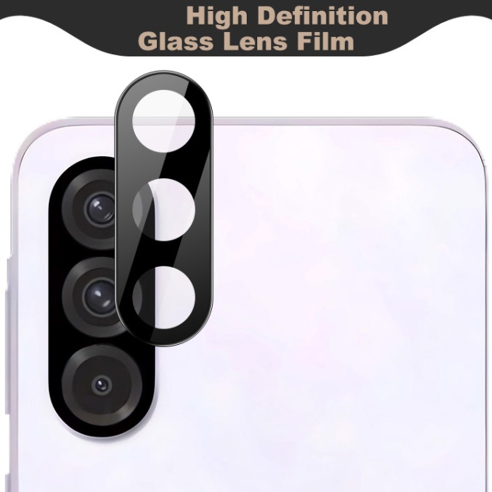 Folie camera pentru Samsung Galaxy A56 5G, SKYDDAR INNOVATION, Camera Glass Negru, set cu sticker - 2 | YEO