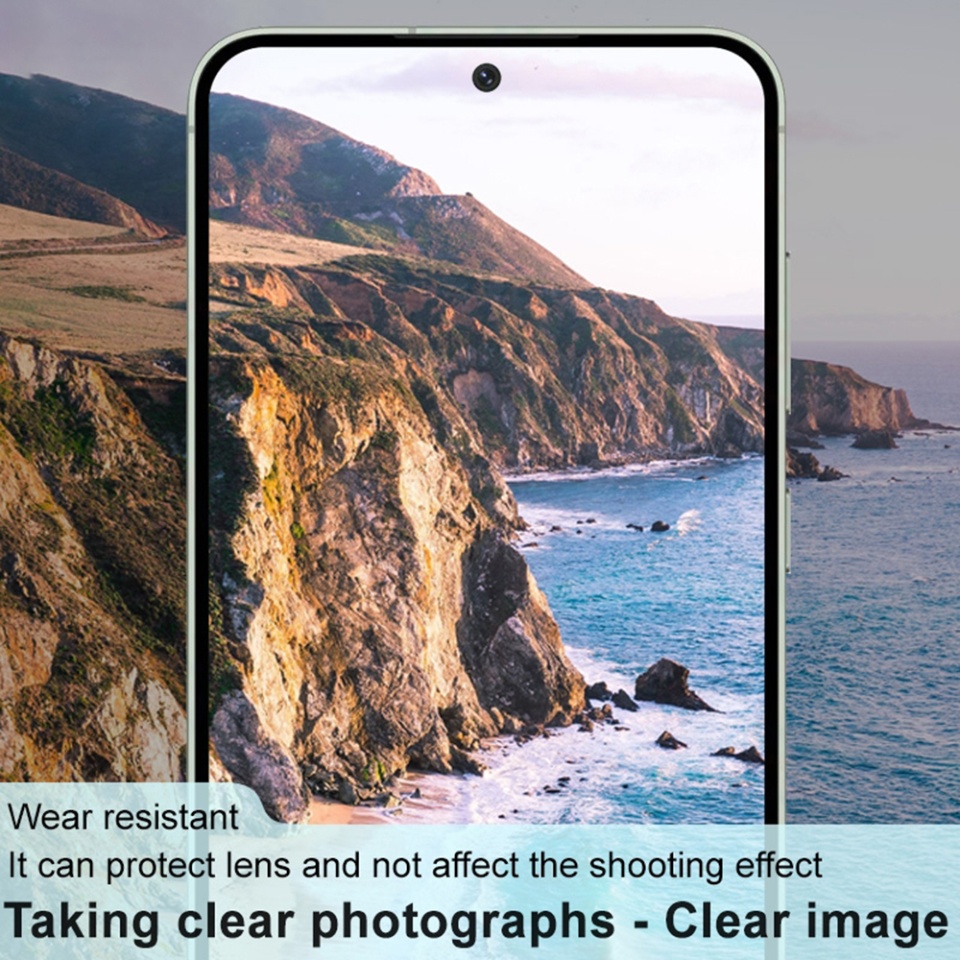 Folie camera pentru Samsung Galaxy S24 FE, SKYDDAR INNOVATION, Camera Glass Negru, set cu sticker - 3 | YEO