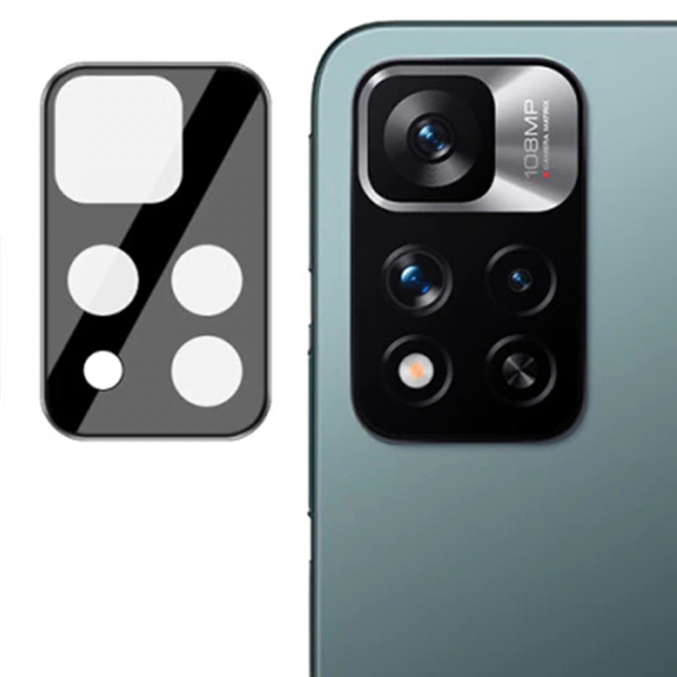 Folie camera Xiaomi Redmi Note 11 Pro, Silk HD MOCOLO - Negru