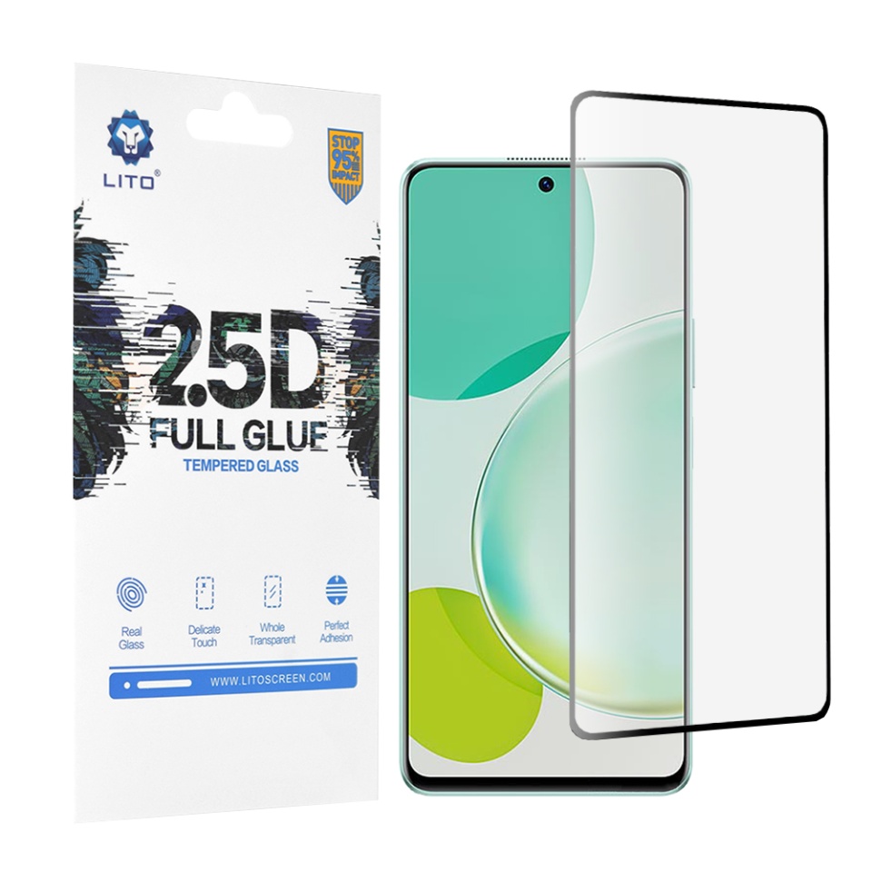Folie de Sticla Huawei nova 11i, Claritate Maxima, Lito, 2.5D FullGlue Glass, Transparent