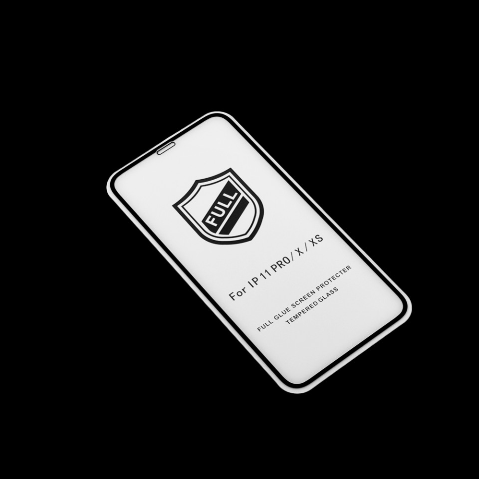 Folie de sticla iPhone X / XS / 11 PRO, 2.5D FullGlue LITO - Negru - 2 | YEO
