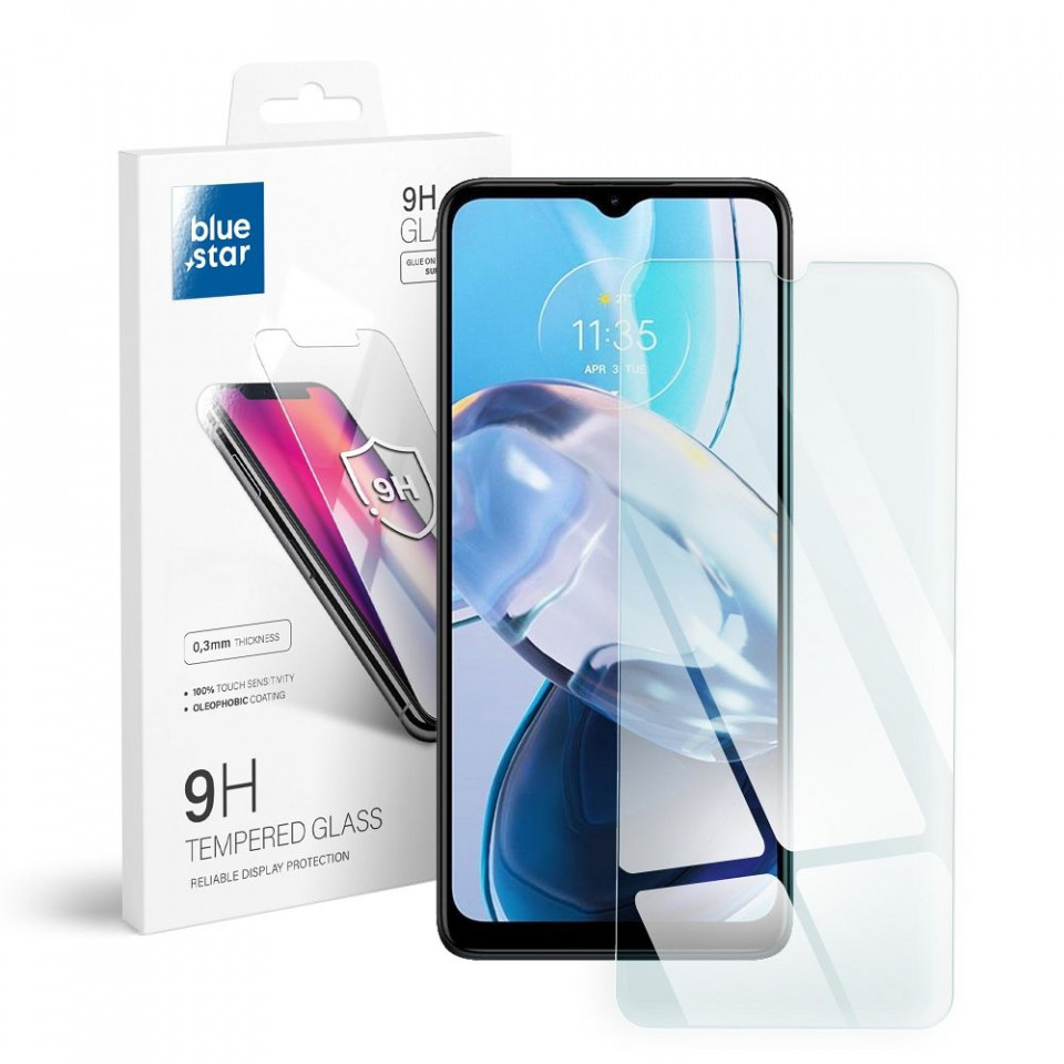 Folie de sticla Motorola E22 / E22i, Skyddar Blue Star - Transparenta - 3 | YEO
