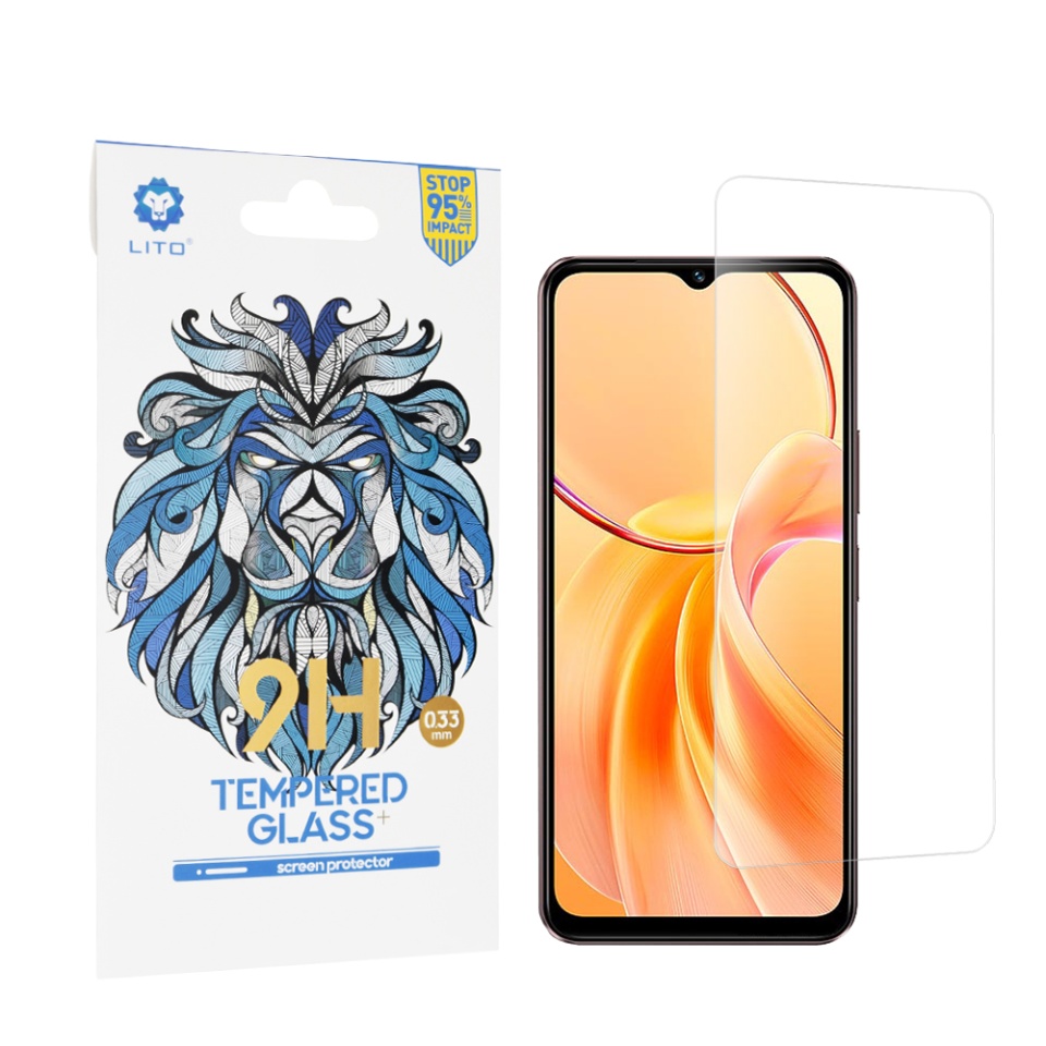 Folie de Sticla Vivo Y28s, Claritate Maxima, Lito, 2.5D Classic Glass 9H, Transparent