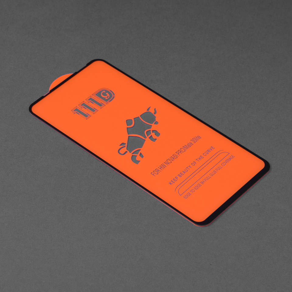 Folie Huawei Nova 5T, ce acopera tot ecranul 111D, Techsuit - Negru - 1 | YEO