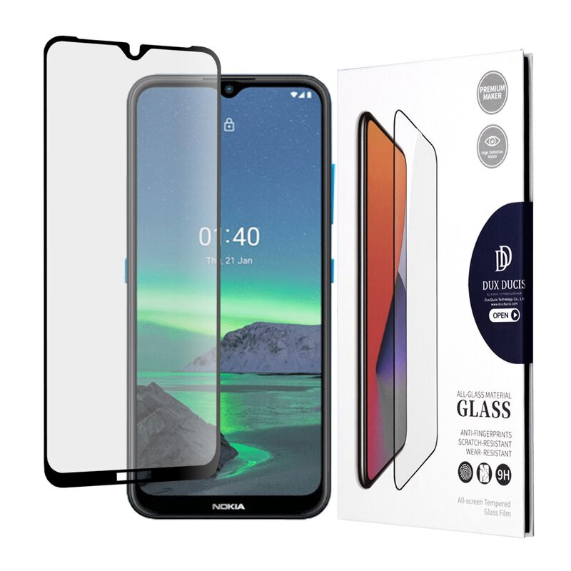 Folie Nokia 1.4 din sticla securizata, Dux Ducis - Negru