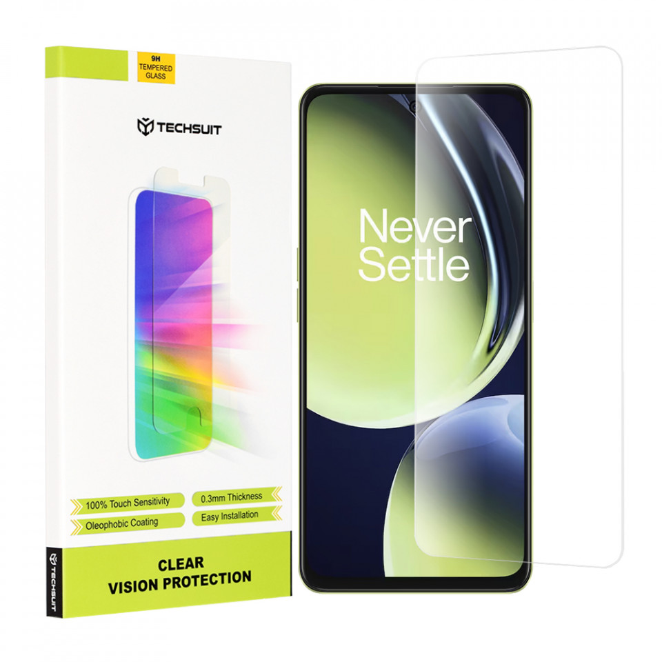 Folie OnePlus Nord CE 3 Lite, Techsuit Clear Vision Glass - Transparent