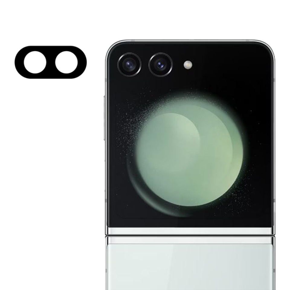 Folie pentru camera pentru Samsung Galaxy Z Flip6, Skyddar Camera Shield - Negru
