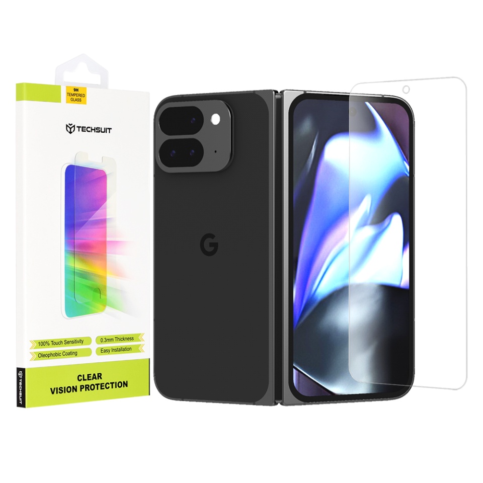 Folie pentru Google Pixel 9 Pro Fold din Sticla Securizata, Protectie 9H, 0.3mm, SKDR Clear Vision - Transparent