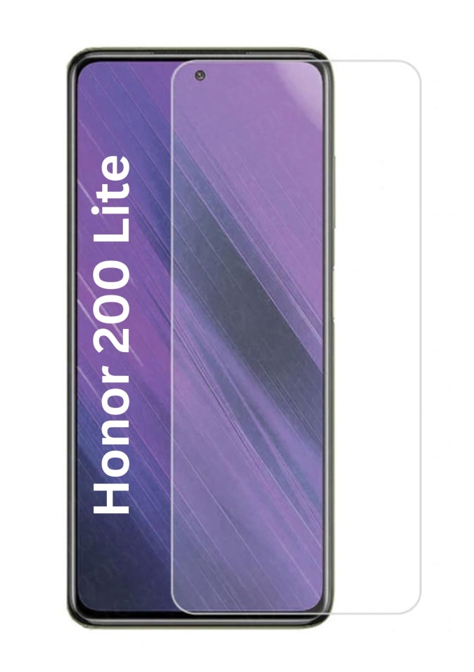 Folie pentru Honor 200 Lite, SKYDDAR INNOVATION, Protectie 9H, 0.3mm, Clear Vision, set cu sticker, Transparent