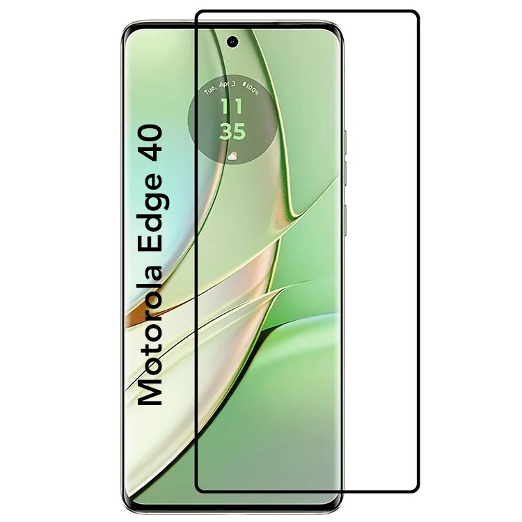 Folie pentru Motorola Edge 40, Sticla Securizata, Ultra HD, Protectie 9H, Montare Simplă, SKYDDAR 111D - Transparent