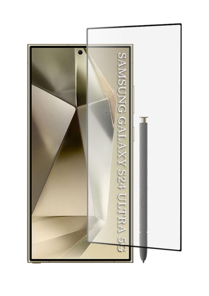 Folie pentru Samsung Galaxy S24 Ultra, SKYDDAR INNOVATION, ESD Glass Anti Static, Ultra HD, set cu sticker, Transparent