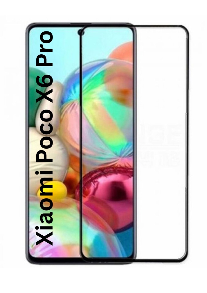 Folie pentru Xiaomi Poco X6 Pro, SKYDDAR INNOVATION, Sticla Securizata, Ultra HD, Protectie 111D, Montare Simplă, Transparent, set cu sticker