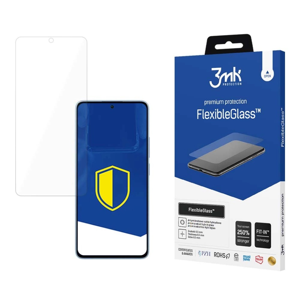 Folie pentru Xiaomi Redmi Note 13 4G din silicon, 3mk FlexibleGlass, Transparent