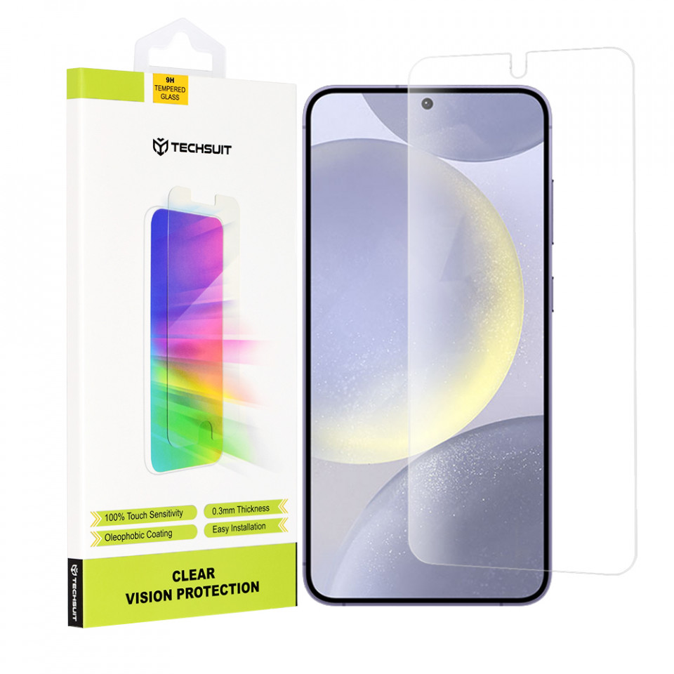 Folie Samsung Galaxy S24 Plus, Techsuit Clear Vision Glass - Transparent