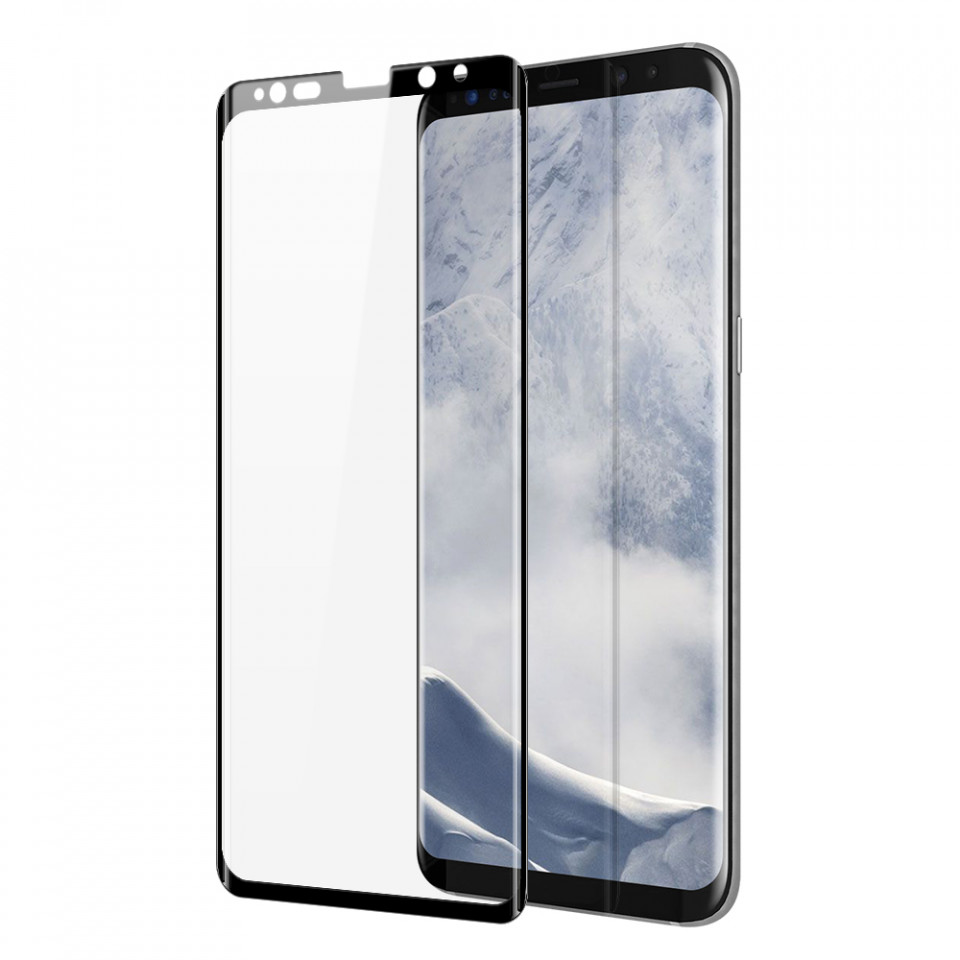 Folie Samsung Galaxy S8 din sticla securizata, Dux Ducis - Negru
