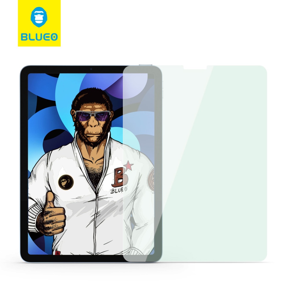 Folie Sticla pentru iPad Air 13 (2024), Blueo HD, Anti-Soc, Anti-Blue, Anti-Amprente, Transparent - 1 | YEO