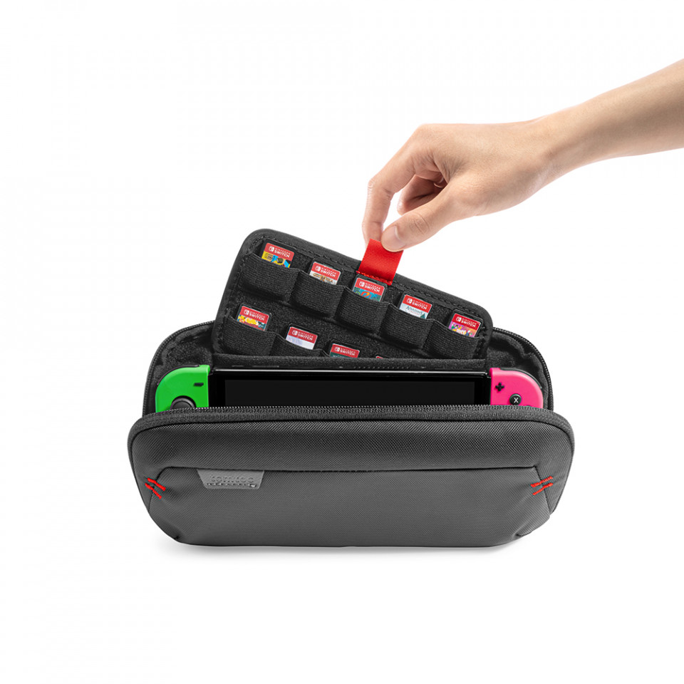 Geanta Nintendo Switch / Nintendo Switch OLED, Tomtoc - Negru - 2 | YEO