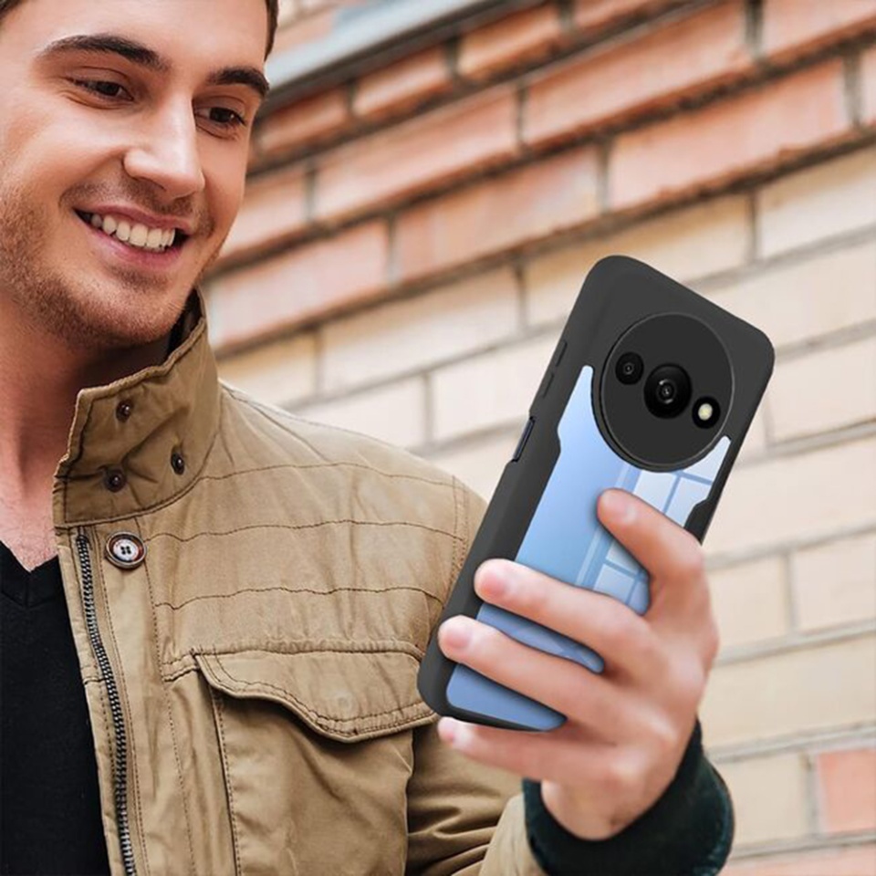 Husa + Folie pentru Xiaomi Redmi A3 / Redmi A3x, SKYDDAR INNOVATION, [Pachet 360°] ColorVerse, set cu sticker, Mov - 3 | YEO