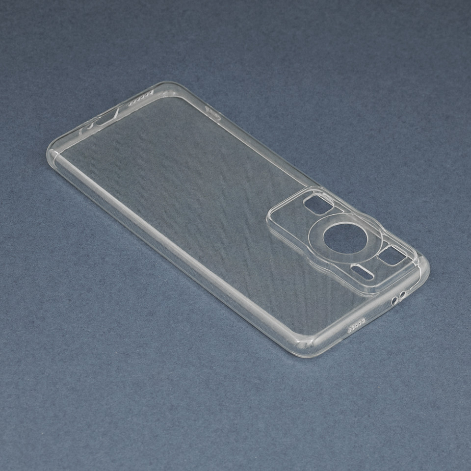 Husa Huawei P60 din silicon TPU slim, Techsuit - Transparent - 2 | YEO