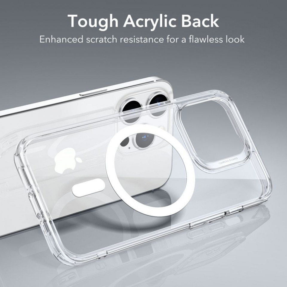 Husa iPhone 14 Pro Max, ESR Classic Hybrid HaloLock - Transparent - 1 | YEO