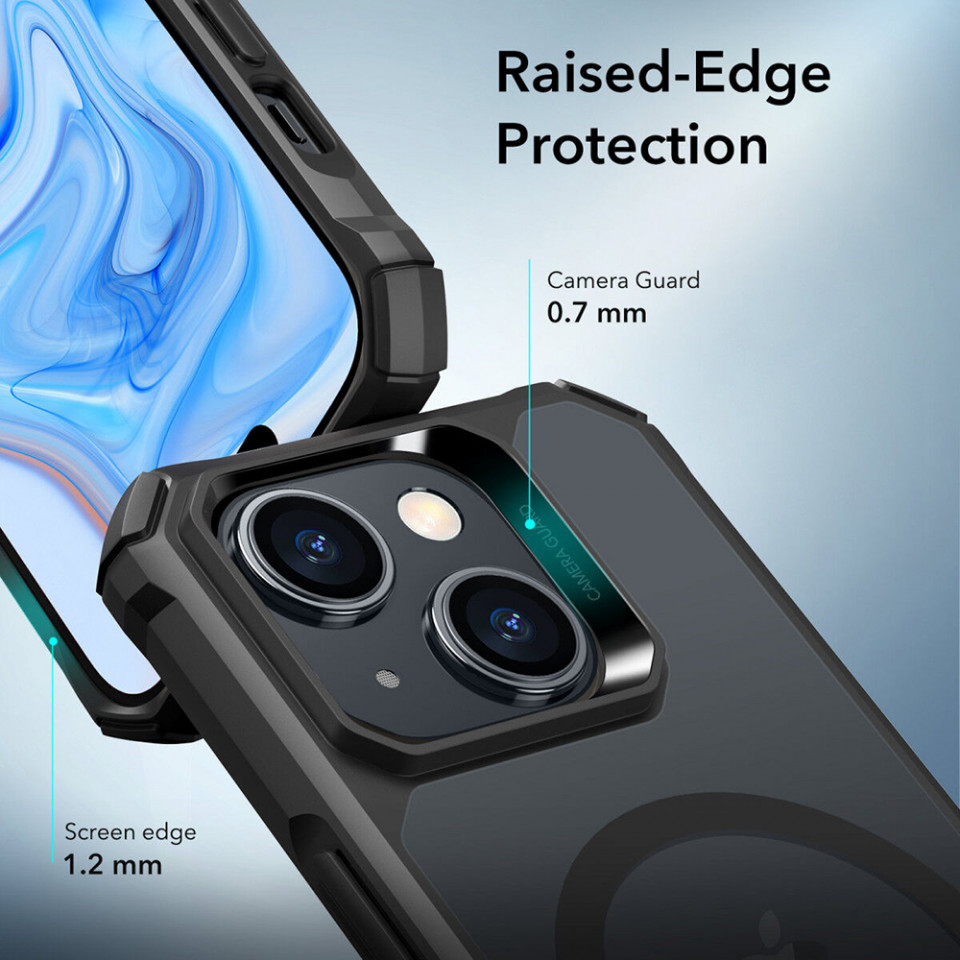 Husa iPhone 15 Plus, Air Armor ESR - Negru - 4 | YEO