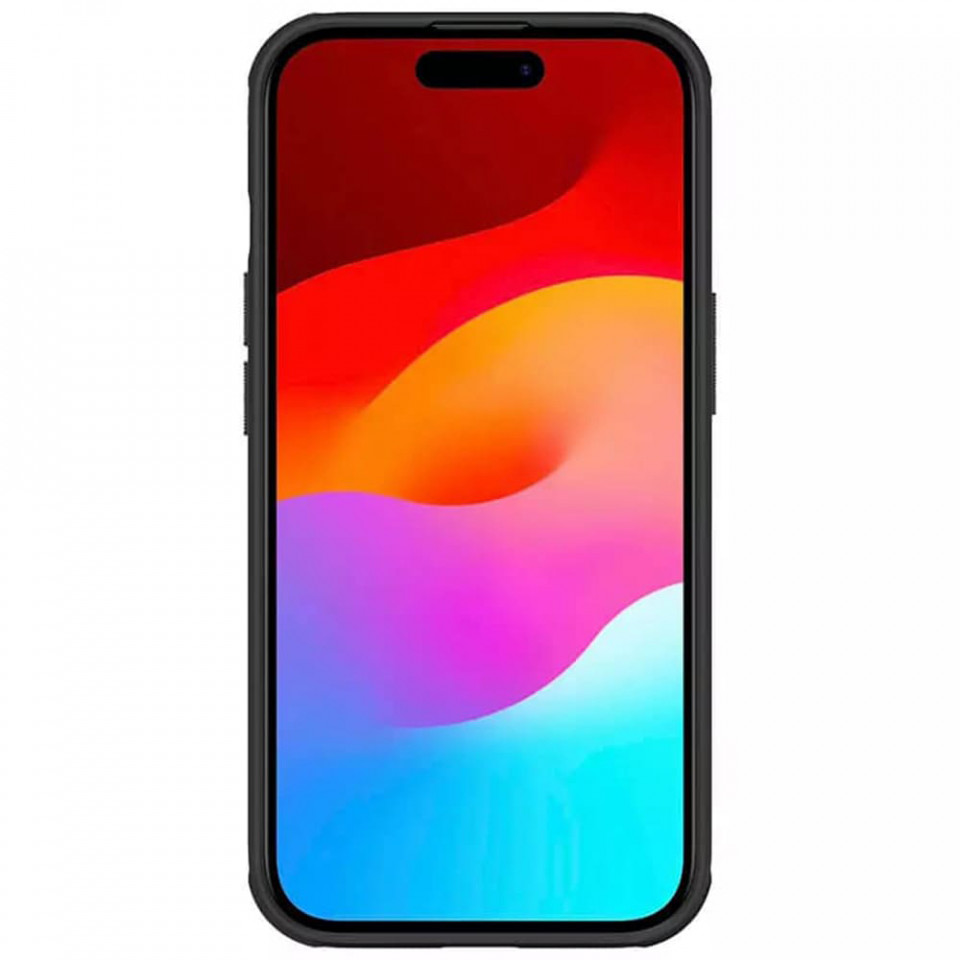 Husa iPhone 15 Plus, Nillkin Super Frosted Shield Pro - Negru - 2 | YEO